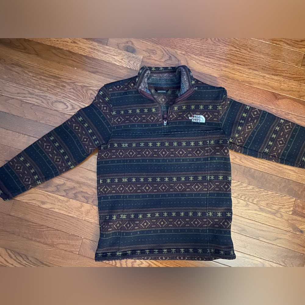 Mens north face quarter zip
